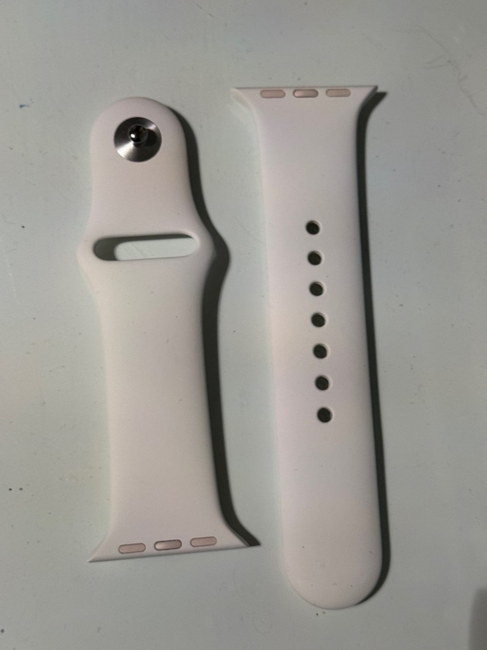 Apple Light Blush Silicone Sport Band